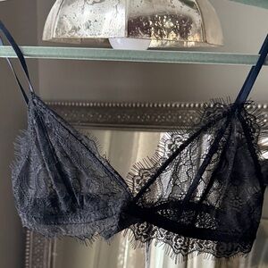 Free People eyelash bralette with adjustable straps